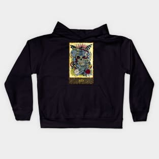 Death. Magic Gate Tarot Card Design. Kids Hoodie